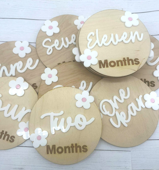 Monthly Milestone Sign for Baby Photos